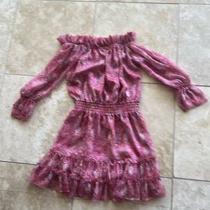 Misa Los Angeles pink floral mini dress. Never been worn.